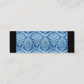 BLUE DAMASK MINI VISITEKAARTJE (Achterkant)