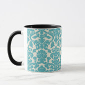 Blue Damask Mok (Links)