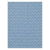 Blue Damask Patroon Tafelkleed (Voorkant)