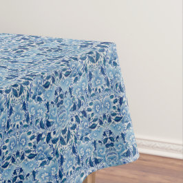 Blue Damask Patroon Tafelkleed