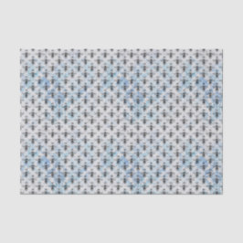 Blue Damask Queen Bee Tissuepapier