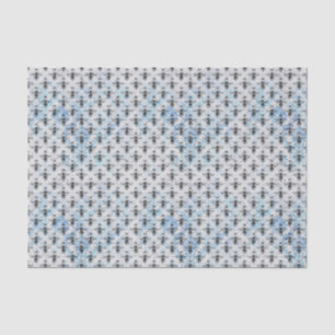 Blue Damask Queen Bee Tissuepapier