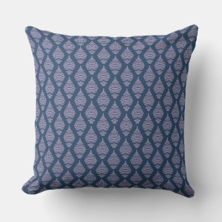 Blue Damask Sofa-kussen Kussen