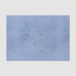 Blue Damask Tissuepapier