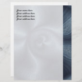 Blue Dance Briefhoofd Sjabloon (Voorkant / Achterkant)