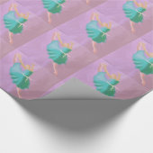 Blue Dance Leap Cadeaupapier (Hoek)