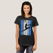 Blue Dance Team Believe Motivating Dancer Dancing  T-shirt (Voorkant volledig)
