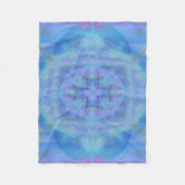 Blue Dancer Fleece Deken (Voorkant)