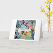 Blue Dancer Wenskaart "Trust" Kaart (Gele Bloem)