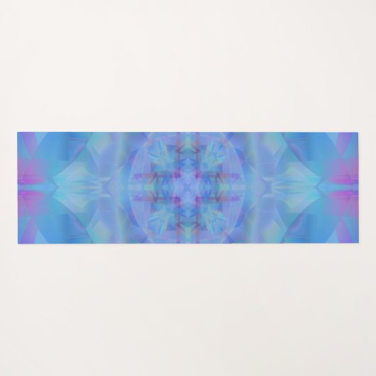 Blue Dancer Yogamat (Achterkant (horizontaal))