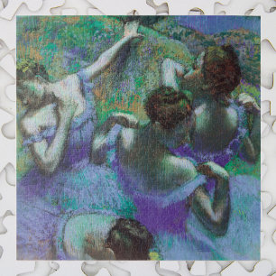 Blue Dancers by Edgar Degas, Vintage Impressionism Legpuzzel
