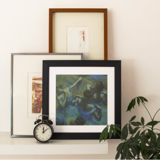 Blue Dancers by Edgar Degas, Vintage Impressionism Poster