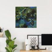 Blue Dancers by Edgar Degas, Vintage Impressionism Poster (Thuiskantoor)