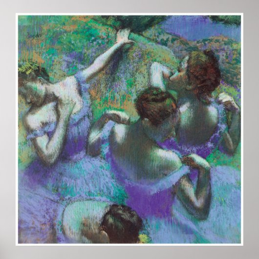 Blue Dancers, c. 1898, Edgar Degas Poster (Voorkant)