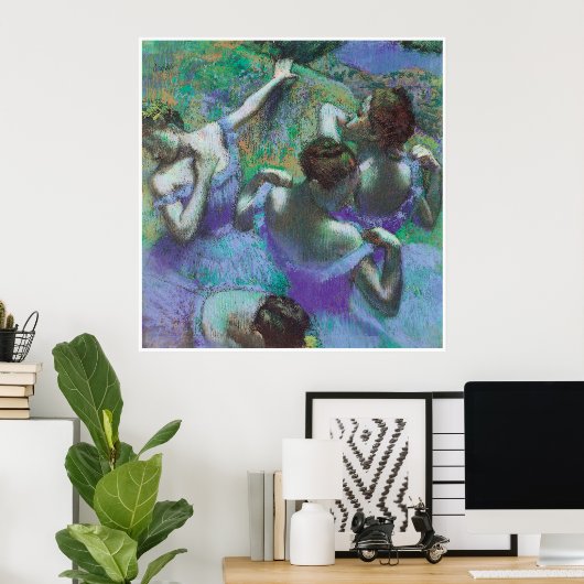 Blue Dancers, c. 1898, Edgar Degas Poster (Thuiskantoor)