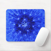 Blue Dandelion Mousepad Muismat (Met muis)