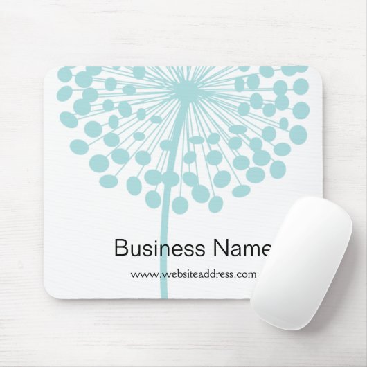 Blue Dandelion  Mousepad Muismat (Met muis)