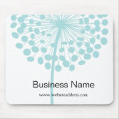 Blue Dandelion  Mousepad Muismat (Voorkant)