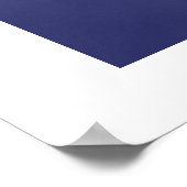 Blue Dandelion Poster/Print Poster (Hoek)