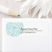 Blue Dandelion Return Address Labels (TBA) (Insitu)