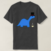 Blue Dapper Dino T-shirt (Design voorkant)