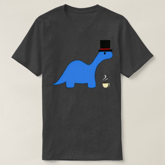 Blue Dapper Dino T-shirt (Design voorkant)
