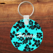 Blue Dark Hawaiian Sleutelhanger (Voorkant)