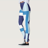 Blue Dark Stars Textuur mode Cool Night Boy Sky Leggings (Links)