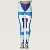 Blue Dark Stars Textuur mode Cool Night Boy Sky Leggings (Voorkant)