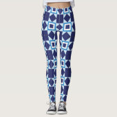 Blue Dark Stars Textuur mode Cool Night Boy Sky Leggings (Voorkant)