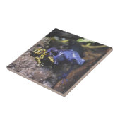 Blue Dart Frog begrijpt geen persoonlijke ruimte Tegeltje (Zijkant)
