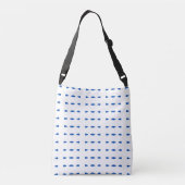 Blue Dash Crossbody: moderne minimalistische tas (Achterkant)
