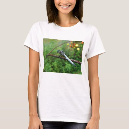 Blue Dasher Dragonfly Coördinerende items T-shirt (Voorkant)