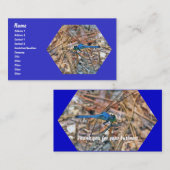 Blue Dasher Dragonfly Items Visitekaartje (Voorkant / Achterkant)