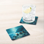 Blue Day Wombats Kartonnen Onderzetters (Insitu)