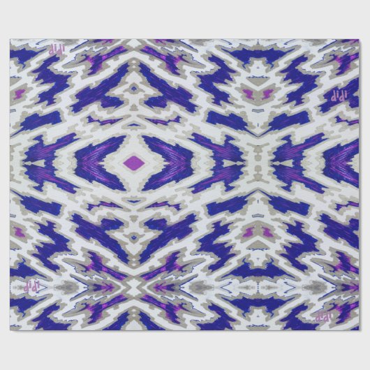 Blue Dazzle Cadeaupapier (Vlak)