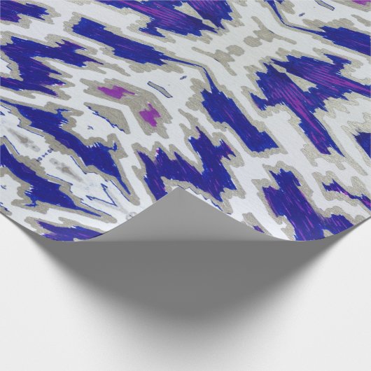 Blue Dazzle Cadeaupapier (Hoek)