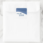 Blue Dazzling Star Curves Stickers (Tas)