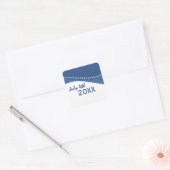 Blue Dazzling Star Curves Stickers (Envelop)