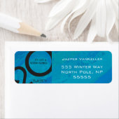 Blue Decade Birthdday Etiket (Insitu)