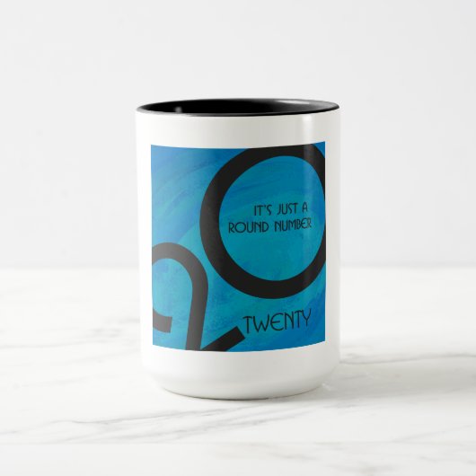 Blue Decade Birthdday Mok (Midden)