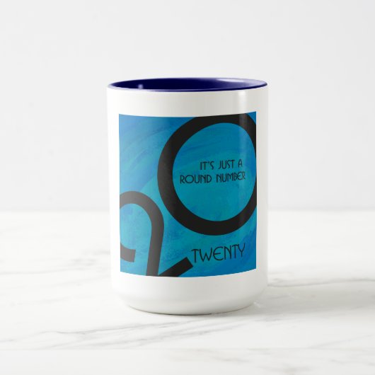 Blue Decade Birthdday Mok (Midden)