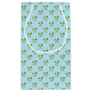 Blue Deck The Palms Tropical Christmas Santa Flami Klein Cadeauzakje