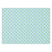 Blue Deck The Palms Tropical Christmas Santa Flami Tafelkleed (Voorkant (Horizontaal))