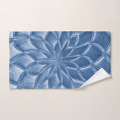 Blue Decorative Bath Towel Set Bad Handdoek (Handdoek)