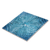 Blue Decorative Ceramic Tile Tegeltje (Zijkant)