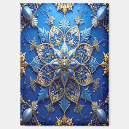 Blue Decorative Christmas Holiday Magnet