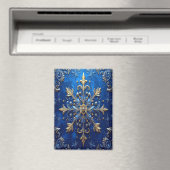 Blue Decorative Christmas Holiday Magnet (Insitu (Vaatwasser))