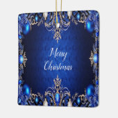 Blue Decorative Christmas Holiday Ornament (Links)