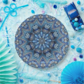 Blue Decorative Christmas Holiday Paper Bord (Feest)